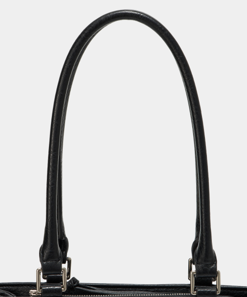 Belt Eyelet Strap Cross Mini Bag (Black)