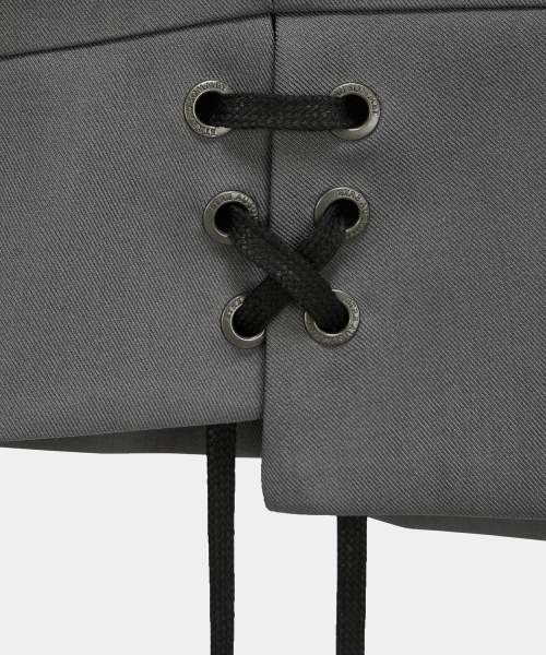 Cropped Short Sleeve Tailored Jacket (Dark Gray)