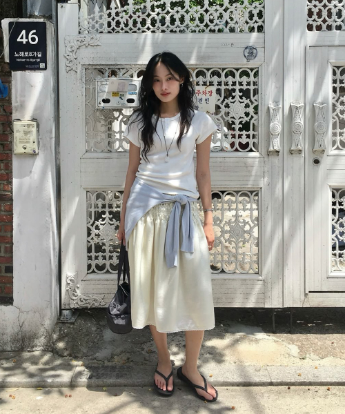 헨리넥와플티셔츠 J1TS321D