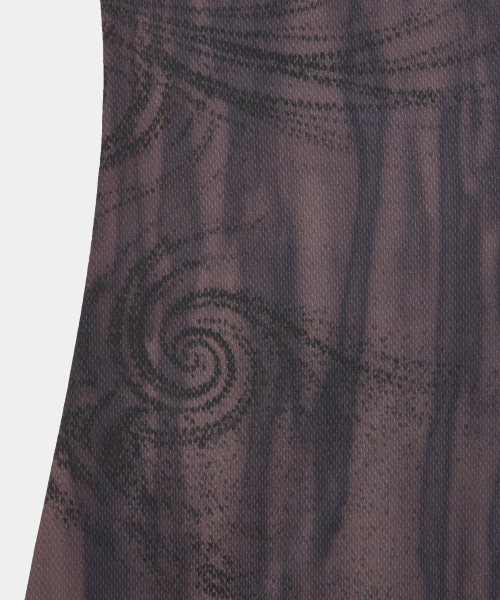 Side Cut-Out Mini One-Piece (Brown)