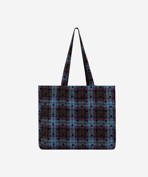 WORKSHOP DOTS ECO BAG PURPLE