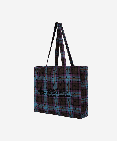 WORKSHOP DOTS ECO BAG PURPLE