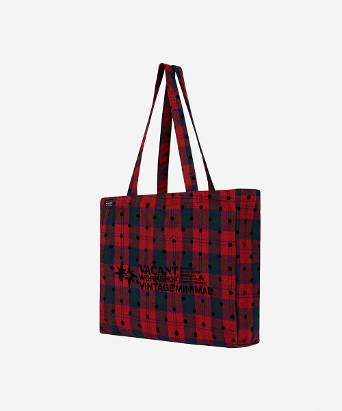 WORKSHOP DOTS ECO BAG RED