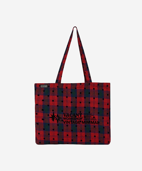 WORKSHOP DOTS ECO BAG RED