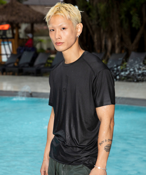 GTTAR008 머슬 핏 래쉬가드 (BLACK)