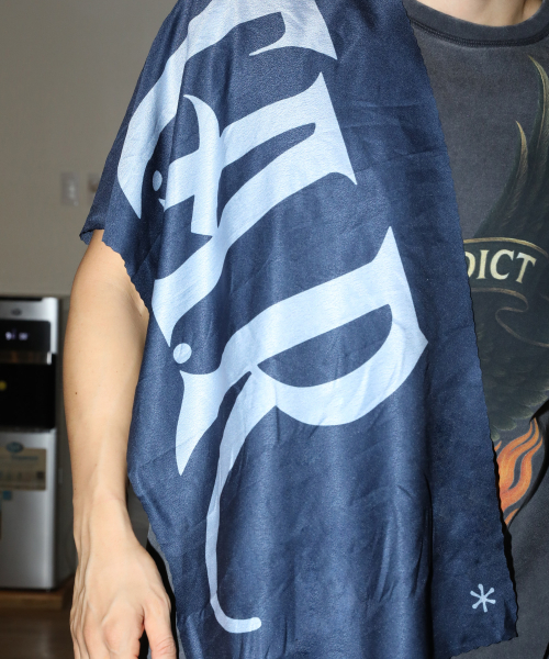 GACTAR005 로고 스포츠 타올 (NAVY)