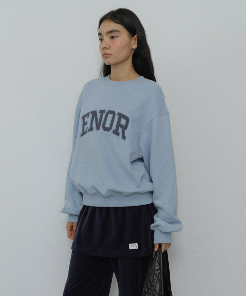 [CORE] ENOR CORE SWEATSHIRT - LIGHT BLUE