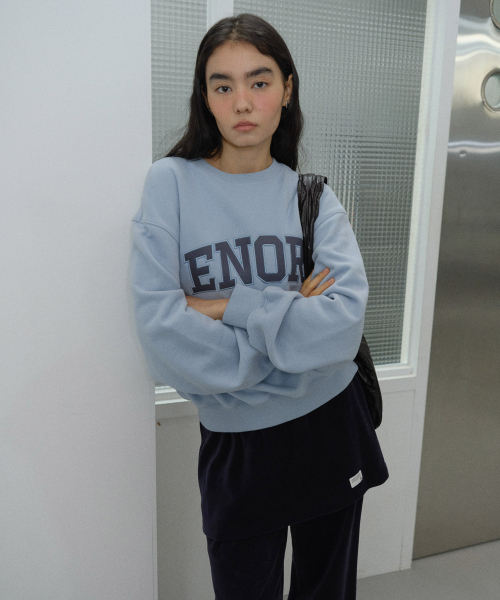 [CORE] ENOR CORE SWEATSHIRT - LIGHT BLUE