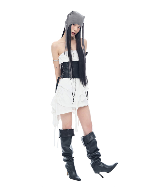 Flow Strap Beanie_Gray