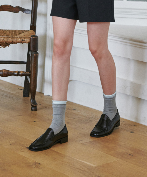 Classic Square-Toe Loafers (att1501)
