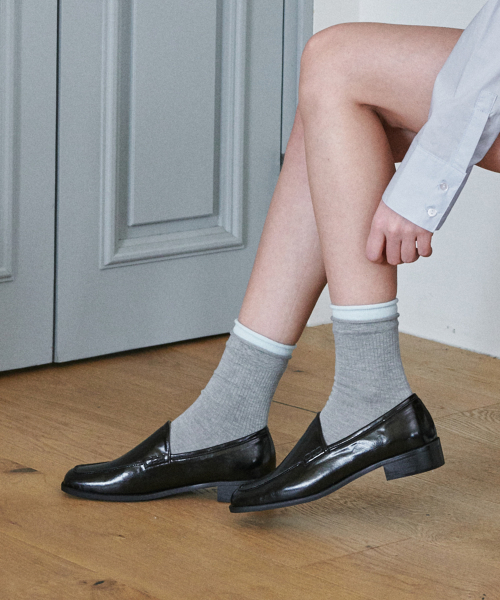 Classic Square-Toe Loafers (att1501)