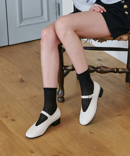 Stitch Point Mary Jane Pumps (att6025)