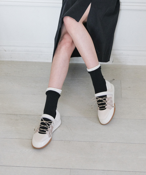 Velcro Lace-Up Mary Jane Sneakers (att6027)