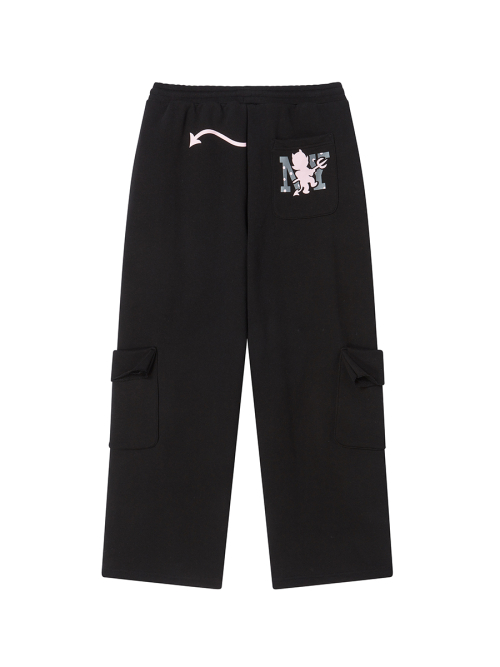TNSW BABY DEVIL JOGGER PANTS BLACK