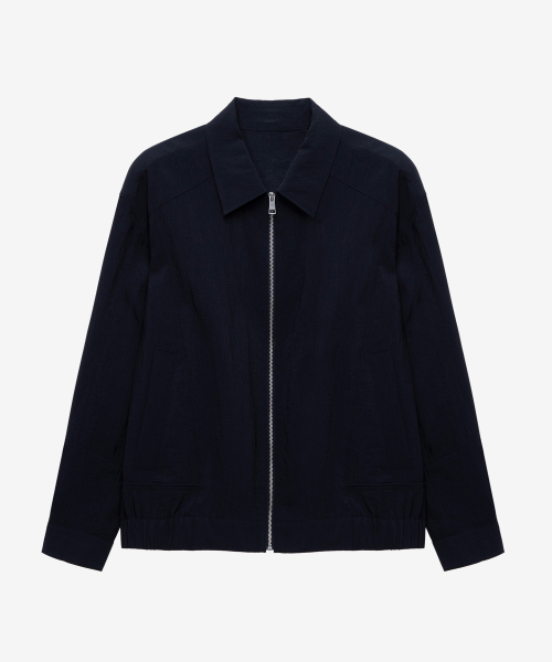 [COUTURE]Navy Twill Semi-Oversized Fit Blouson