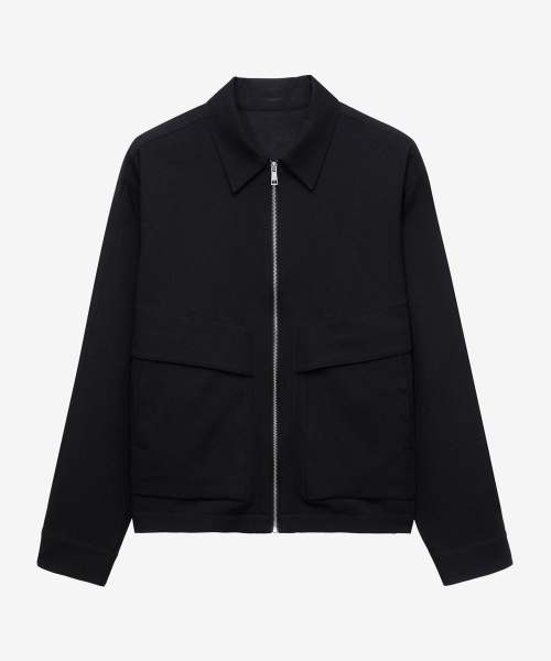 [COUTURE]Black Variant Minimal Blouson