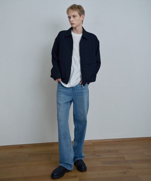 [COUTURE]Black Variant Minimal Blouson