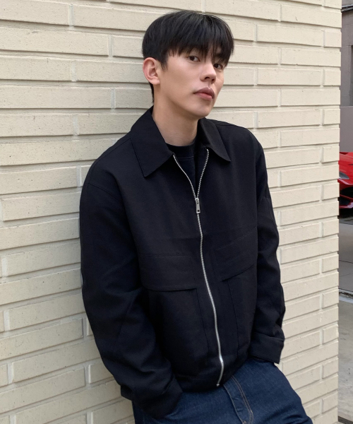 [COUTURE]Black Variant Minimal Blouson