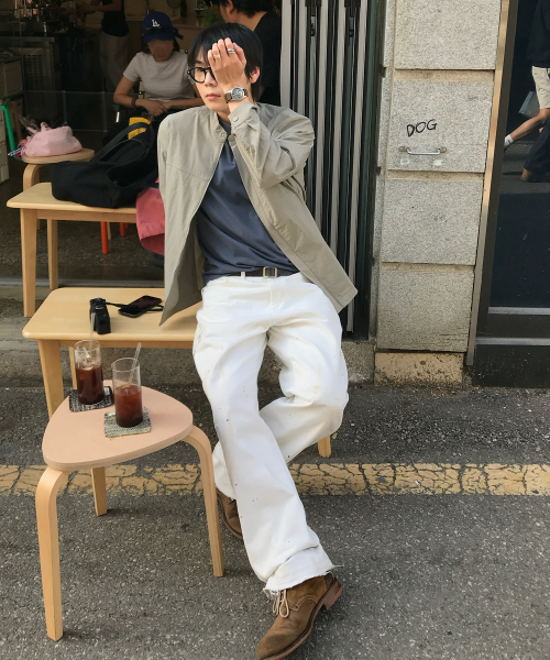 Minimal Regular Fit Blouson - 2color