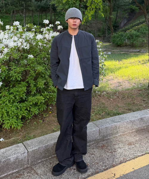 Minimal Regular Fit Blouson - 2color