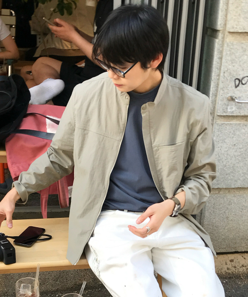 Minimal Regular Fit Blouson - 2color