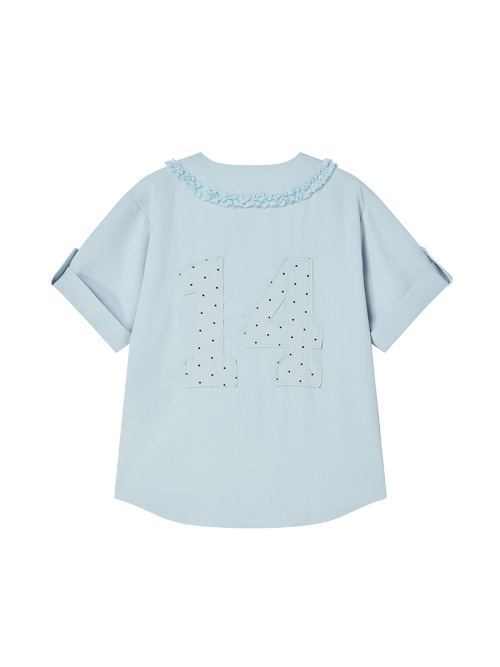 TNSW BASEBALL SHIRT LIGHT BLUE