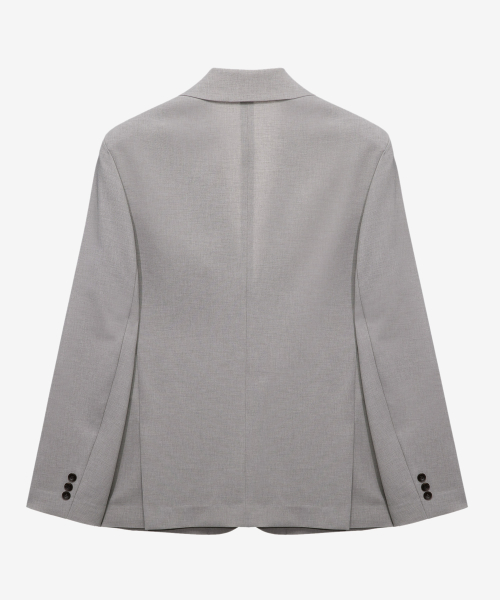 [SET][Cool]Two-tone tissue regular fit jacket set-up light beige