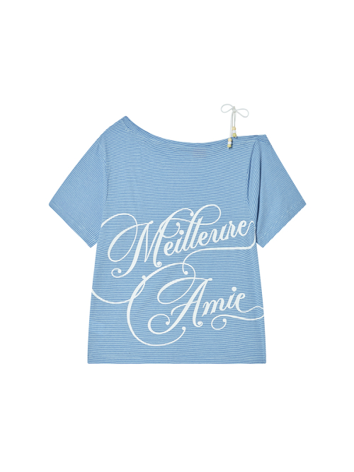 TNSW KNOT OFF SHOULDER BLUE