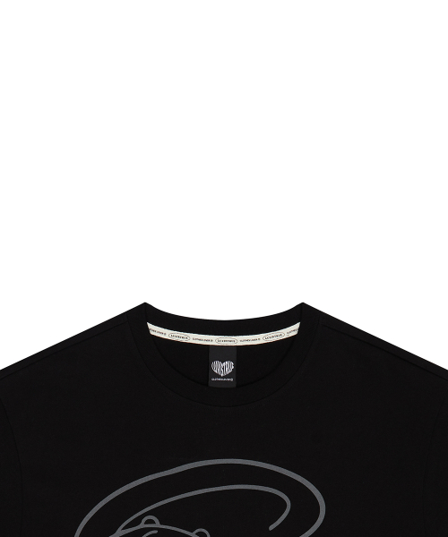 LUVISTRUE X YENA OVERFIT TEE(BLACK)