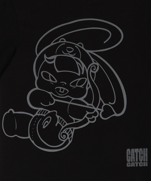 LUVISTRUE X YENA OVERFIT TEE(BLACK)