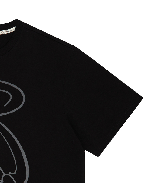 LUVISTRUE X YENA OVERFIT TEE(BLACK)
