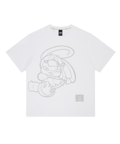 LUVISTRUE X YENA OVERFIT TEE(WHITE)