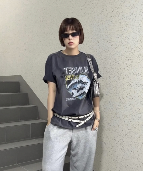 PIGMENT Short Sleeves T-Shirt Series J1ST0M01