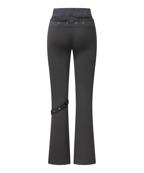 PRELUDE EYELET POINT BANDING BOOTS CUT PANTS