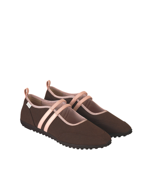Strap Mary Jane Sneakers · 스트랩 메리제인 스니커즈 / 브라운 콤비