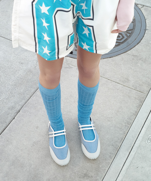 Strap Mary Jane Sneakers · 스트랩 메리제인 스니커즈 / 메쉬 실버