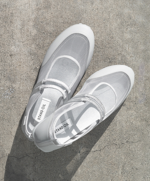 Strap Mary Jane Sneakers · 스트랩 메리제인 스니커즈 / 메쉬 실버