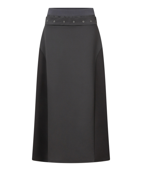 PRELUDE EYELET POINT POCKET LONG SKIRT