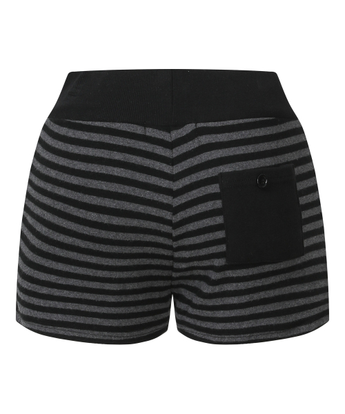 MOTION STRIPE BUTTON BANDING SHORTS