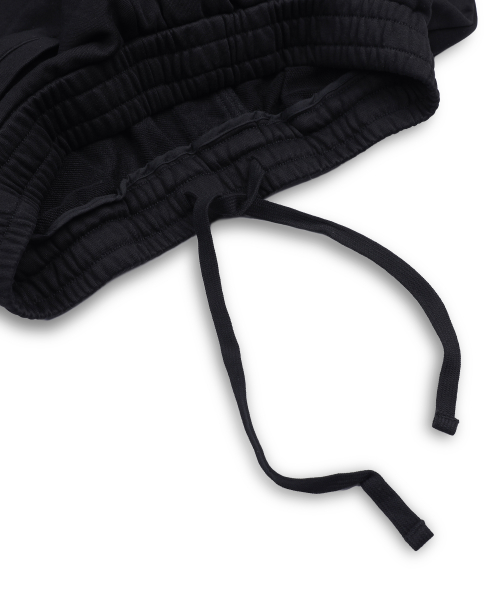 XP327 선샤인 버뮤다 스웨트 팬츠 (BLACK)