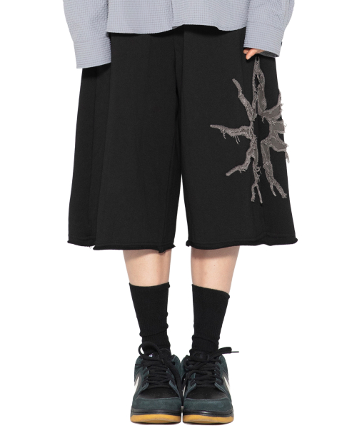 XP327 선샤인 버뮤다 스웨트 팬츠 (BLACK)