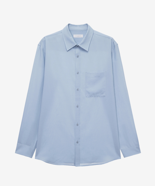 [2PACK]linen like semi-overfit shirt - 3color