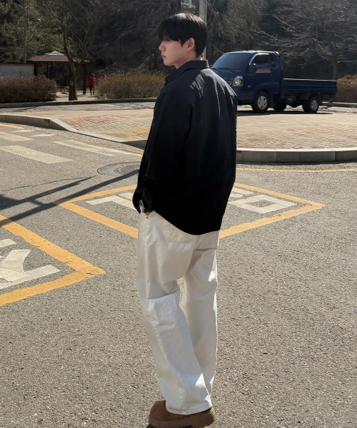 [COUTURE]RNblended minimal oversized fit shirt - 3color