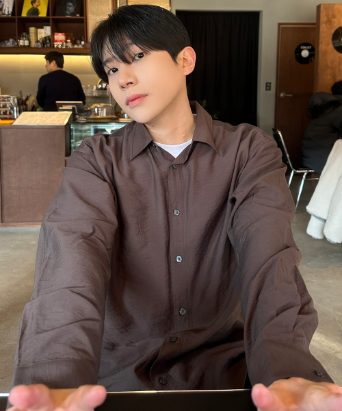 [COUTURE]RNblended minimal oversized fit shirt - 3color