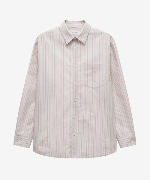 [ON]multi-strip overfit long-sleeve shirt