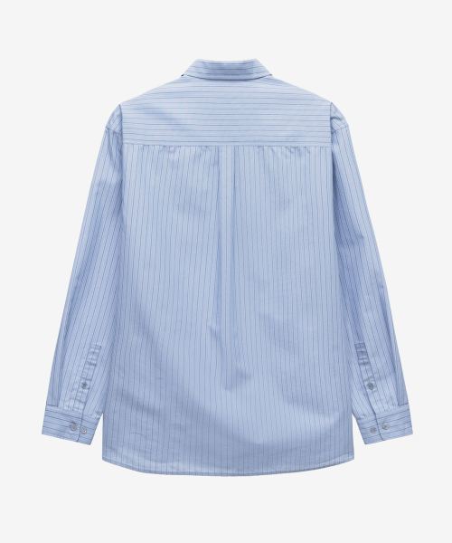 [ON]multi-strip overfit long-sleeve shirt