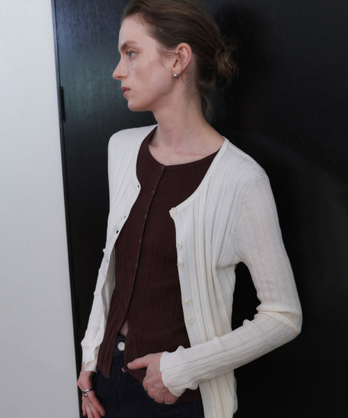 Layered Colorblock Cardigans NEK6SD220