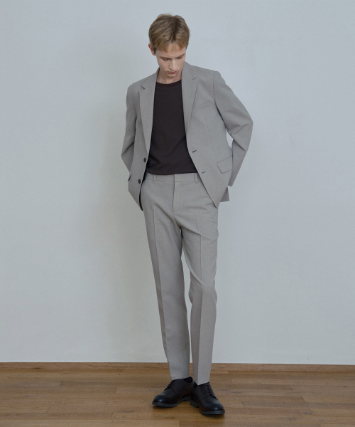 [Cool] Tapered two-tone banding pants - 2color