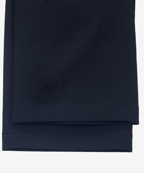 [COUTURE]One-tuck relaxation fit checkered organizing curvy banding pants