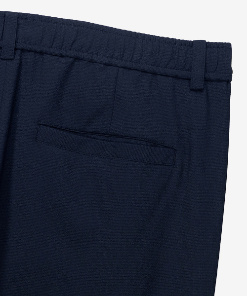 [Air Cool] One-tuck relaxation fit sour black pants - 2color
